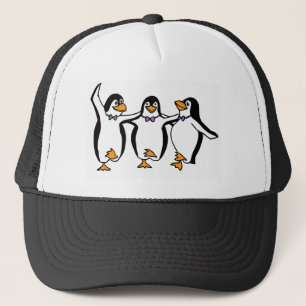 Casquette Mignons pingouins animés dansants