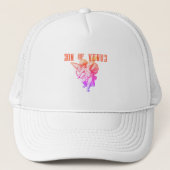 Casquette Mikitiez cupide valentine angle arc-en-ciel amour  (Devant)