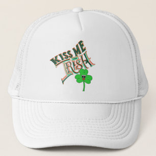 Casquette Mikitiez irish trèfle vert st.patrick chance jour