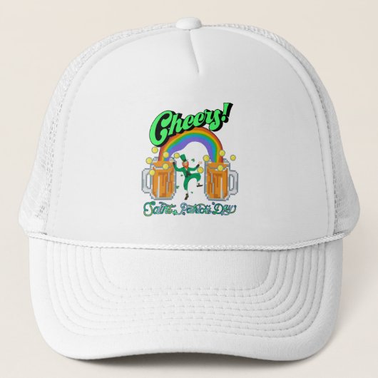 Casquette Mikitiez verdoyante Saint Patrick's Day irishbeer (Devant)