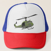 Casquette militaire de camionneur d'UH-1 Huey (Devant)