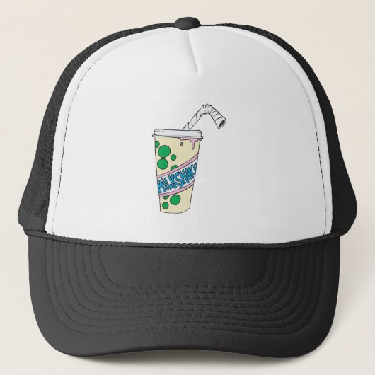 Casquette milkshake à la fraise (Devant)