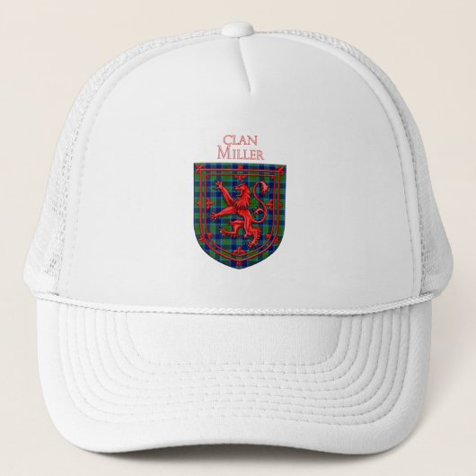 Casquette Miller Tartan Scottish Plaid Lion Rampant (Devant)