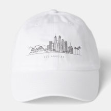 Minimalist Los Angeles Skyline Illustration