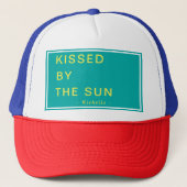Casquette Minimalist Personalized Kissed by the Sun (Devant)