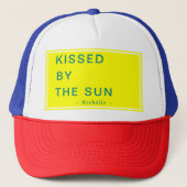 Casquette Minimalist Personalized Kissed by the Sun (Devant)