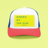 Casquette Minimalist Personalized Kissed by the Sun