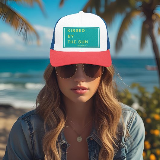 Casquette Minimalist Personalized Kissed by the Sun