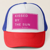 Casquette Minimalist Personalized Kissed by the Sun (Devant)