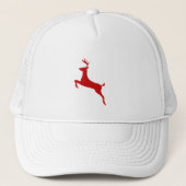 Casquette Minimalist Reindeer Christmas Trucker Hat - Festiv (Devant)