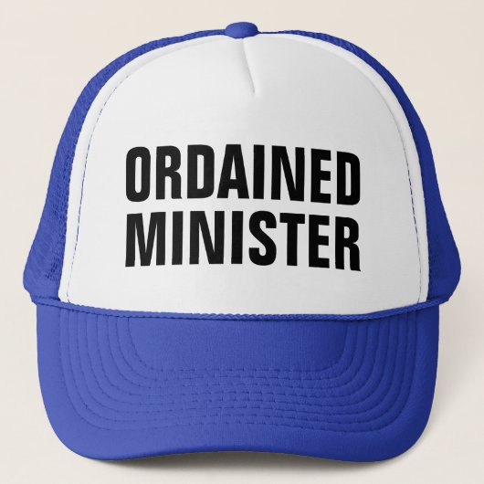 Casquette ministre ordonné (Devant)