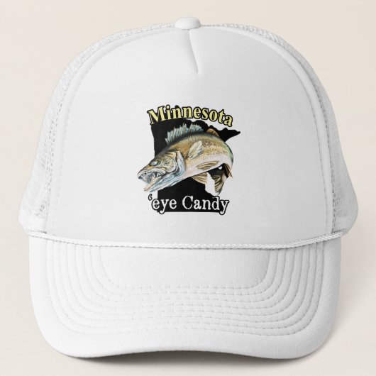 Casquette Minnesota 'Eye Candy Funny Walleye Fishing (Devant)