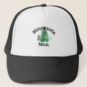 Casquette Minnesota Nice. Point ! (texte noir) (Devant)