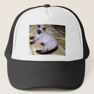 Casquette Minou mignon d'animal familier animal d'art de