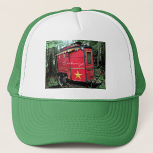 Casquette Minuscule caravane rouge tzigane Customisé
