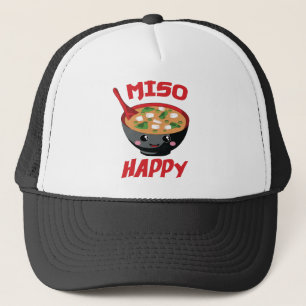 Casquette Miso Happy Funny Food Kawaii