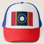 Casquette Mississippi : Le drapeau de l'État américain de Ma (Devant)
