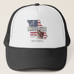 Casquette Missouri State États-Unis Carte rétro Vintage USA