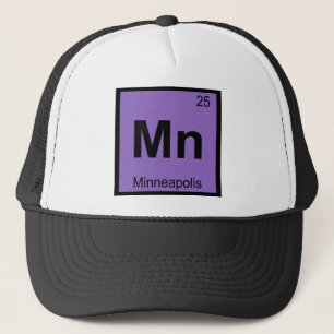 Casquette Mn - Minneapolis Minnesota Chimie Symbole de la vi