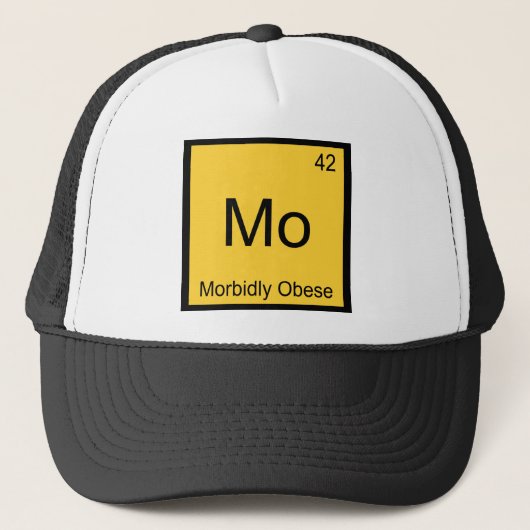 Casquette Mo - Morbiely Obese Funny Chemistry Élément Tee (Devant)