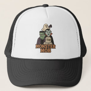 Casquette Mob de monstres Frankenstein Dracula Momie Fantôme