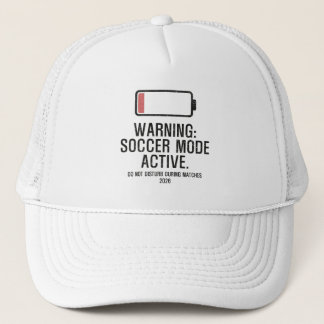 Casquette Mode Football Drôle Actif Batterie Faible en Panne