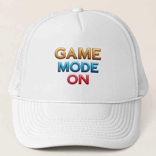 Casquette Mode jeu activé (Devant)