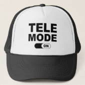 Casquette Mode Télé activé (Devant)