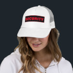 Casquette Modèle Gras Police Gros Texte Femme Hommes Sécurit<br><div class="desc">Custom Ajouter Image Société Logo Bold Police Big Large Text Here Modern Elegant Modèle Hommes Femme Unisex Sécurité Membre Black / Rouge / Blanc Baseball Casquette / Trucker Chapeau.</div>