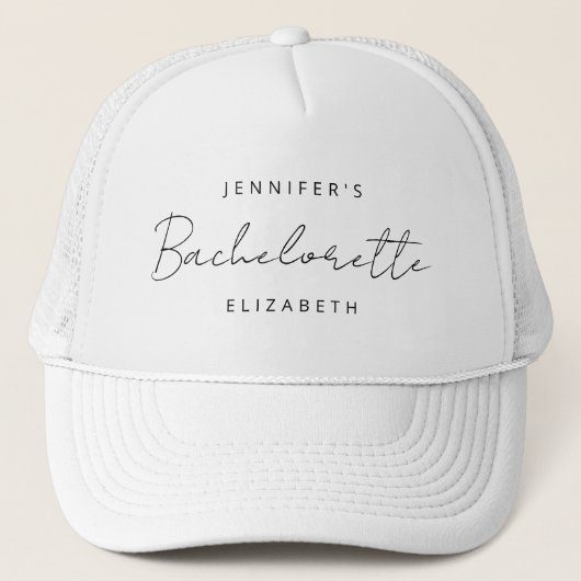 Casquette Modèle moderne pour femmes demoiselle d'honneur en (Devant)