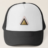Casquette Modern Geometric Triangle Trucker Hat – Minimalist (Devant)