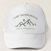 Casquette Moderne Simple Camping Week-end Bachelorette Party (Devant)