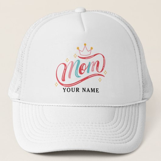 Casquette Moderne Simple Je t'aime Maman (Devant)