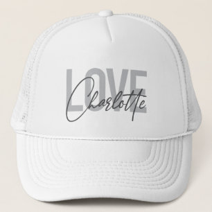 Casquette Moderne, simple, urbain, cool Love Charlotte