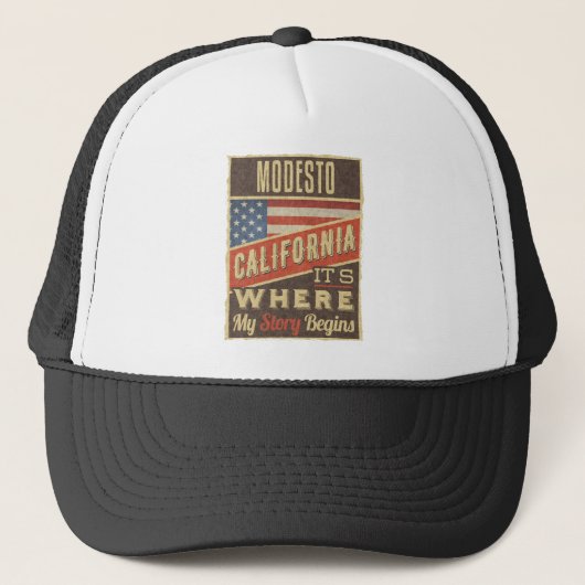 Casquette Modesto Californie (Devant)