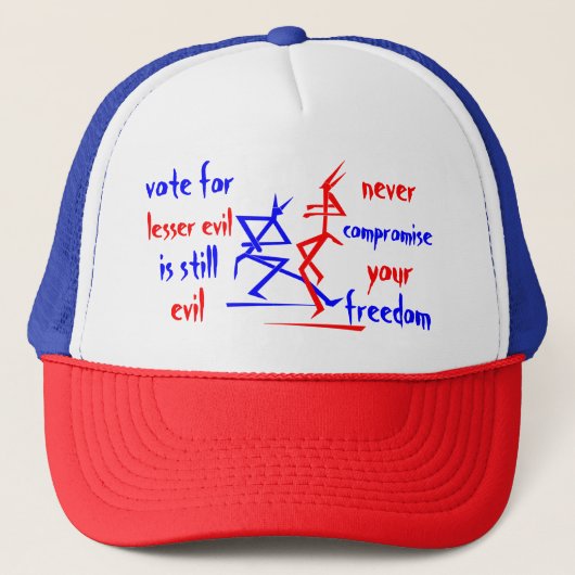 Casquette Moins de mal (Devant)