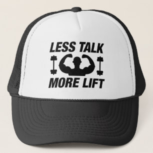 Casquette Moins de parler plus d'ascenseur