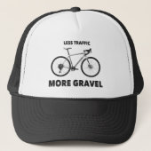 Casquette Moins de trafic Plus de gravier (Devant)