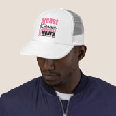 Casquette Mois de sensibilisation au cancer du sein - Octobr (En situation)