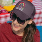 Casquette Mois du patrimoine hispanique Boho Arc-en-ciel et