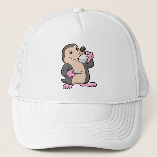Casquette Mole avec coupe de café et soucoupe (Devant)
