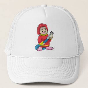 Casquette Mole comme pompier avec tuyau