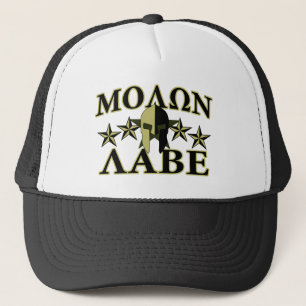Casquette Molon Labe Casque spartiate 5 étoiles