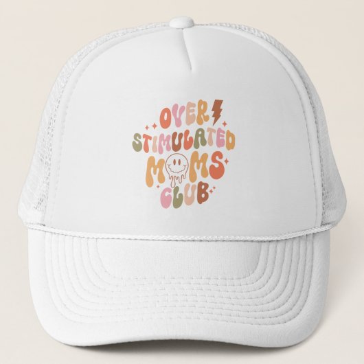 Casquette Moms Club surstimulé - Relatable et réel (Devant)