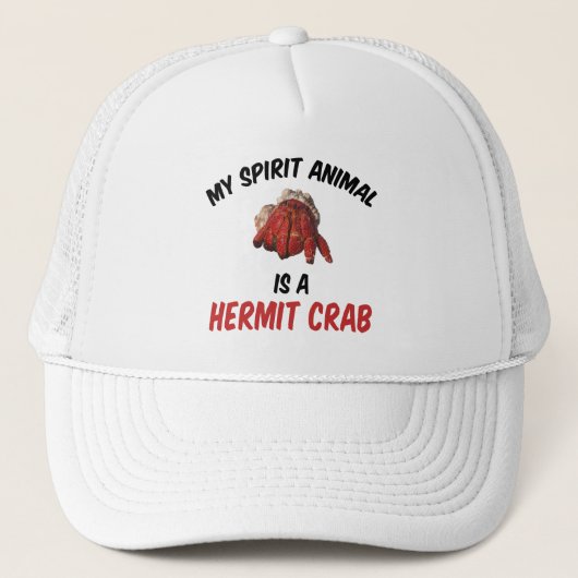 Casquette Mon Animal Spirit Est Un Crabe Hermite (Devant)