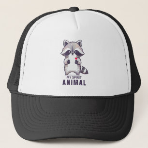 Casquette Mon animal spirituel Raton laveur