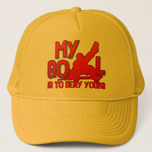 Casquette Mon but, gardien de but d'hockey