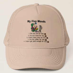 Casquette Mon chapeau de camion de cinq humeurs