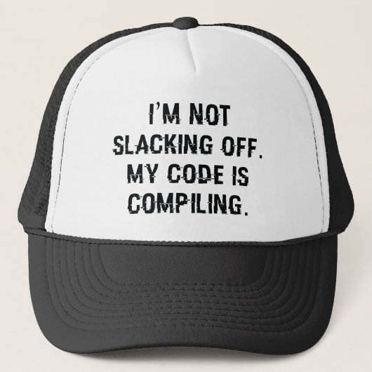 Casquette Mon Code Est En Cours De Compilation (Devant)