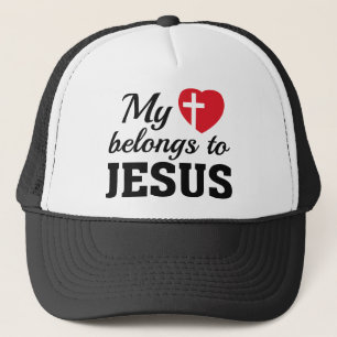 Casquette Mon Coeur appartient à Jésus